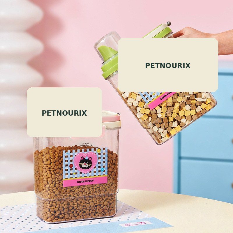 Custom pet food storage container for private label sourcing
